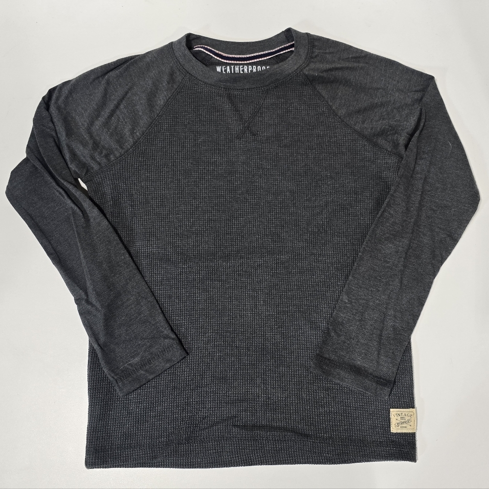 BOYS S(8) long sleeve grey Weatherproof shirt
